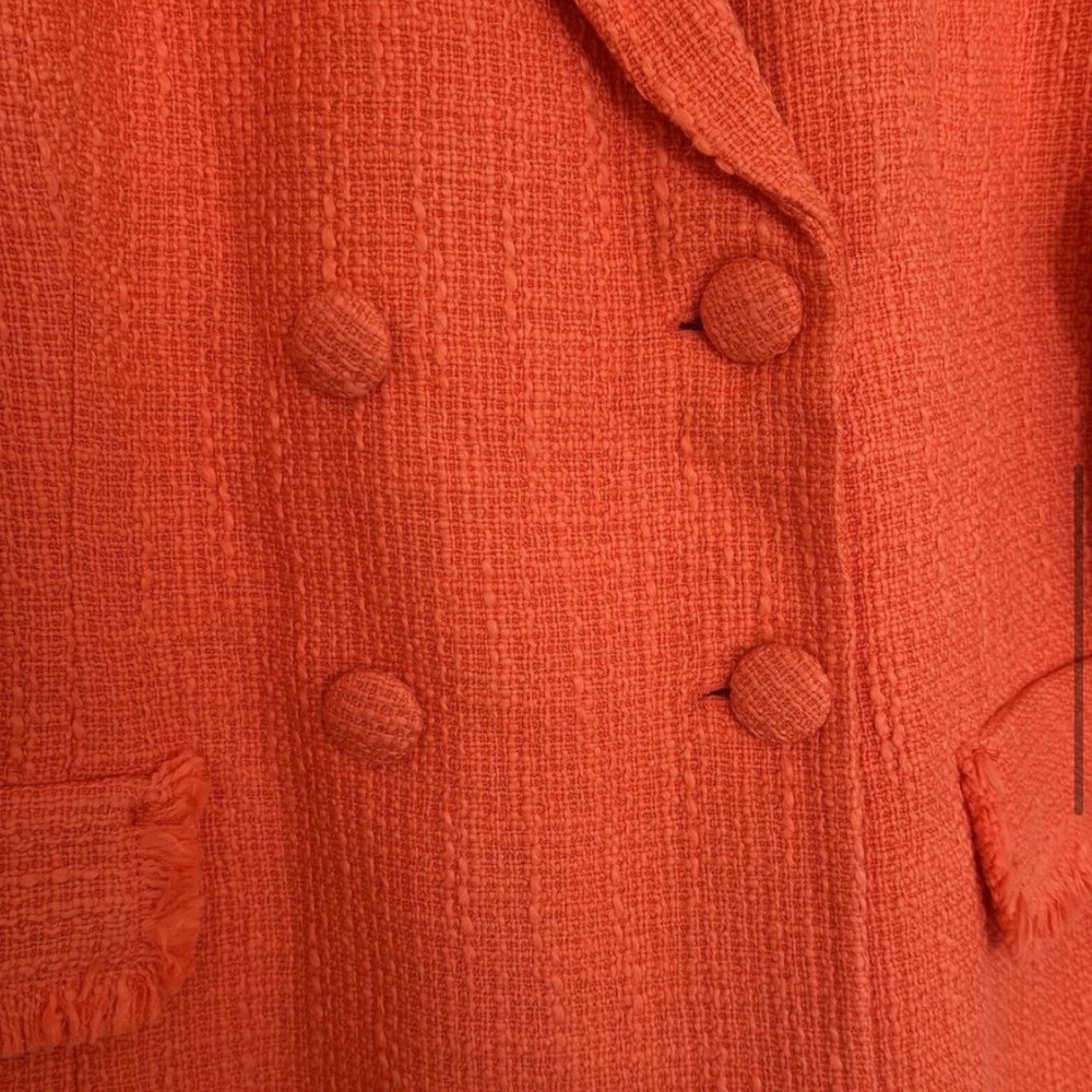 Chic Orange Blazer NWT - Picture 5 of 16